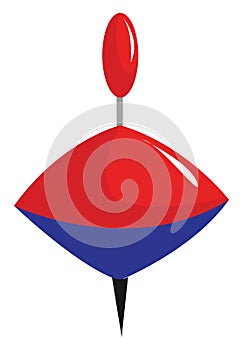 Spinning top, illustration, vector