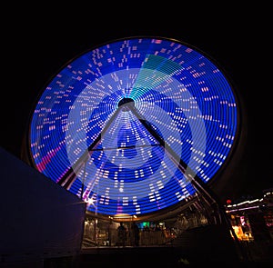 Spinning Wheel Blue