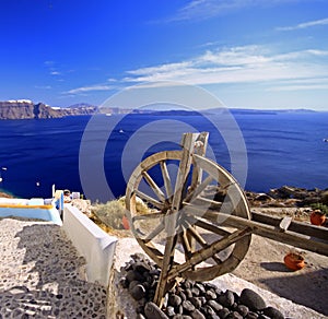 Spinning wheel Santorini