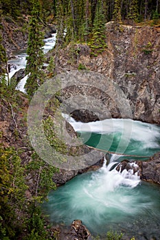 Spinning Wild Yukon River Cascades