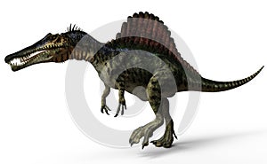 Spinosaurus colored. 3D Illustration