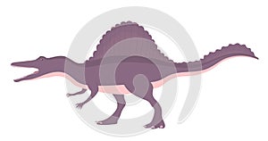 Spinosaurus predatory dinosaur hunter of the Jurassic period