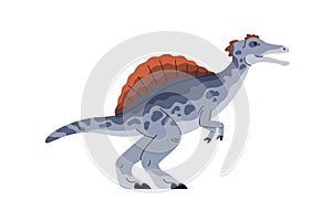 Spinosaurus, prehistoric dinosaur. Dino, prehistory reptile. Extinct animal of Jurassic period. Big large ancient Spino photo