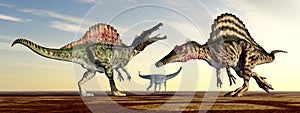 Spinosaurus and Puertasaurus