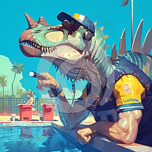 Spinosaurus Redefined as Competitive Swim Coach