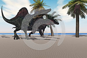 Spinosaurus Walking photo