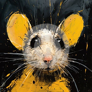 Close Up Portrait Of A Spiny Mouse By Bernard Buffet And More photo