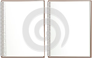 Spiral bound paper notepad