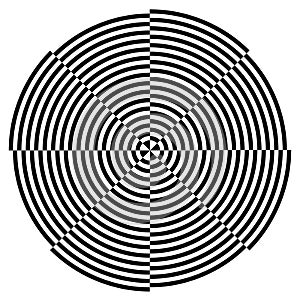Spiral Design Abstract Pattern, Optical Illusion