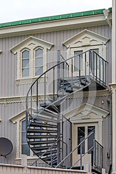 Spiral External Stairs