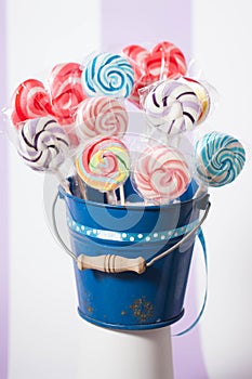 Spiral Fruit Lollipops