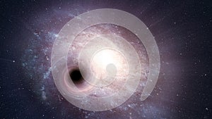 Espiral galaxias a negro el agujero 