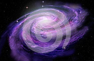 Spiral Galaxy in deep spcae