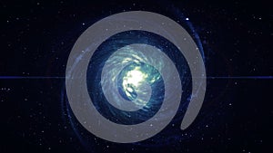 Spiral Galaxy in deep spcae