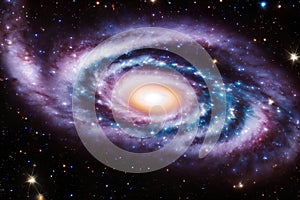 Spiral galaxy, illustration from the Milky Way