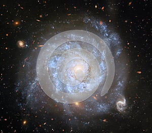 Spiral galaxy NGC 1309 in Eridanus constellation.