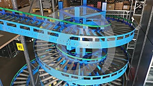 Spiral Gravity Conveyors