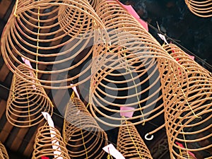 Spiral Incense in Thien Hau Temple (Ho Chi Minh, Vietnam)