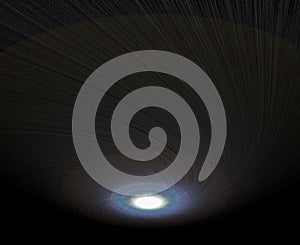 Spiral light beam