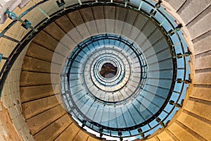 Spiral lighthouse staircase