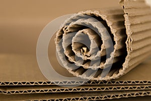 Spiral made from cardboard