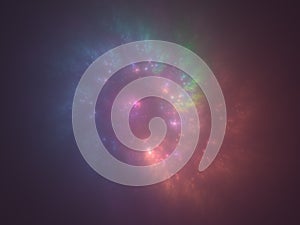 Spiral nebula pearl effect abstract background