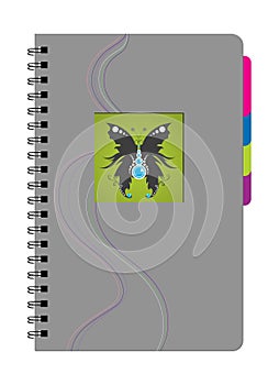 Spiral notebook cover