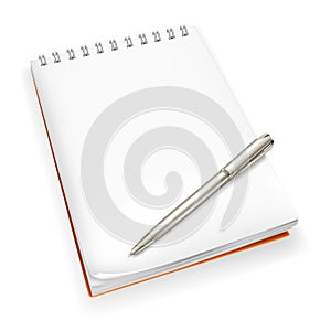 Spiral Notebook with pen