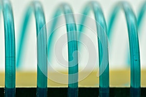 Spiral from a notepad