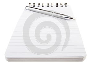 Spiral notepad and pen