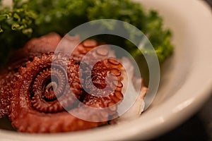 Spiral Octopus Sashimi