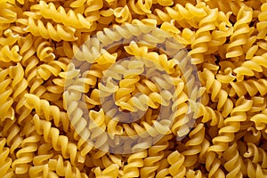 Spiral pasta for background or tapete photo