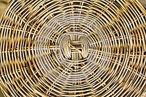 Spiral pattern of rattan