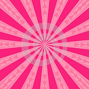 Spiral pink backgraound pattern vector illustration colorful