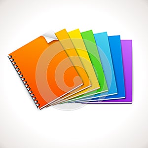 Spiral Ring Notebooks Rainbow photo