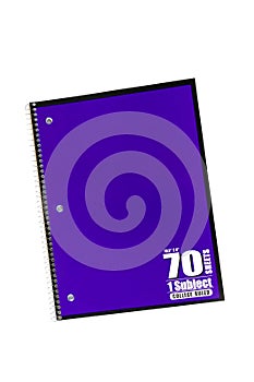 Spiral School notebook