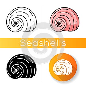 Spiral shell icon