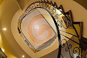 Spiral Snail Staircase with details