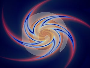 Spiral spin spinning colour