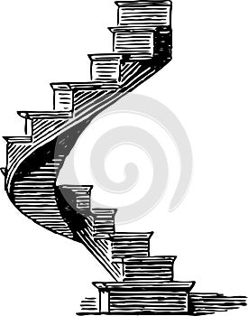 Spiral staircase photo