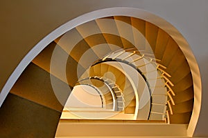 Espiral escalera 