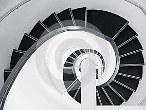 Spiral Staircase Architecture details Art Abstract background