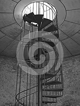 Spiral Staircase in B/W