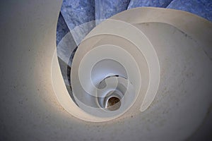 Spiral staircase  build with the Golden rule