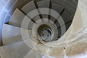 Spiral staircase of the cathedral of Baeza