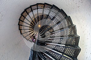 Spiral Staircase Inside Pensacola Lighthouse