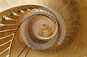 Spiral staircase of light house