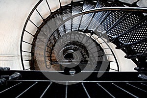 Spiral Staircase Of A Lighthouse