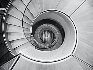 Spiral staircase Modern Architecture detail Abstract Background