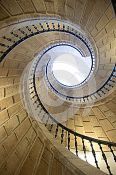 spiral staircase of the old convent of Santo Domingo de Bonaval photo